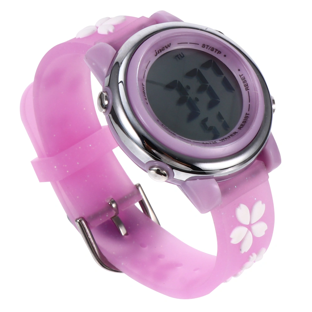 1pc Lovely Cartoon Watch Waterproof Wristwatch Electronic Watch for Children