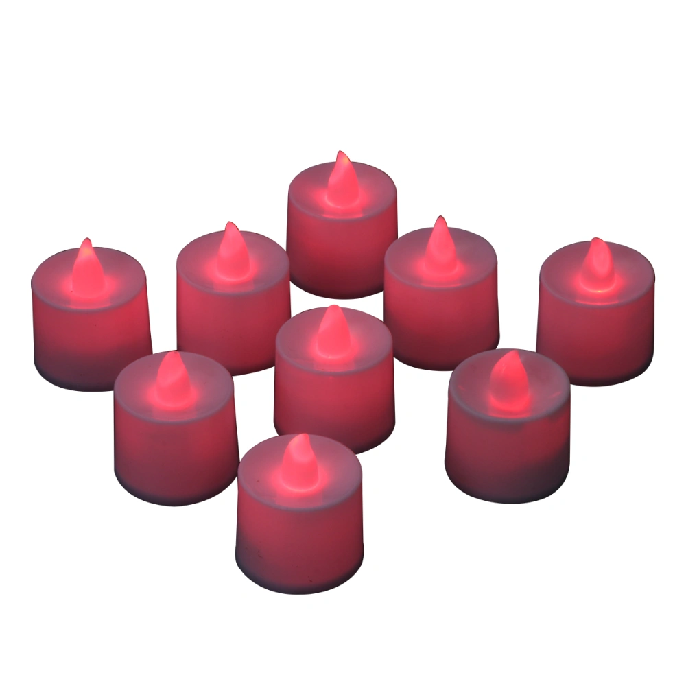 24Pcs LED Electronic Flameless Candle Light Flashing Candle Lamp Wedding Party Festival Decoration