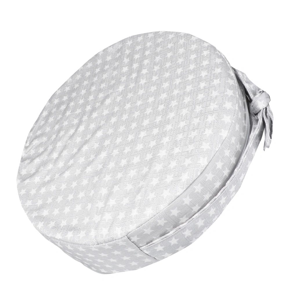 1PC Round Baby Chair Heightening Pad Non-slip Kids Sponge Cushion Comfortable Cushion for Home Use (Silver)