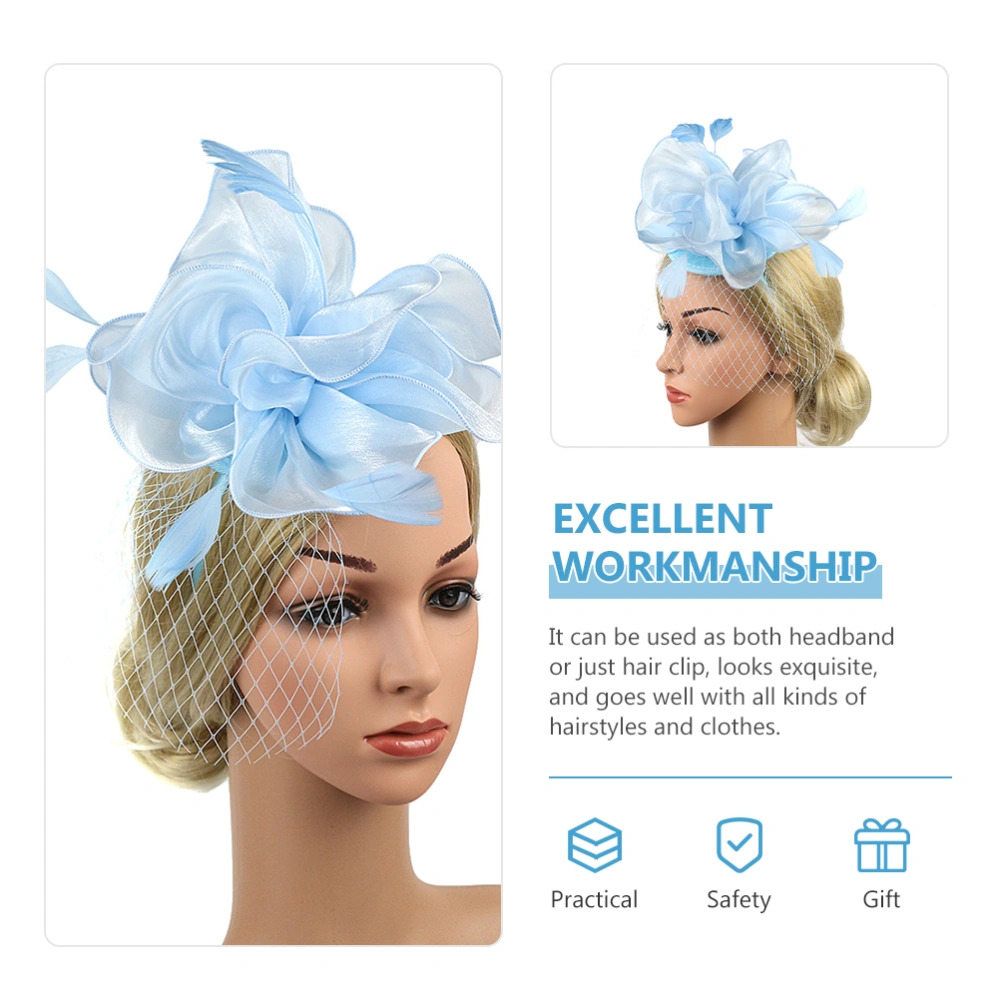 Fascinator Hat Flower Fascinator Headband Tea Party Hat Prom Banquet Headpiece