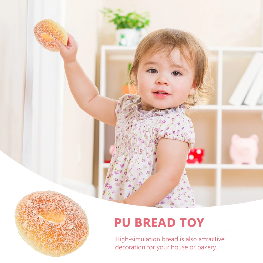 1pc Simulated PU Bread Model Ornament Lifelike Bread Model Photography Props