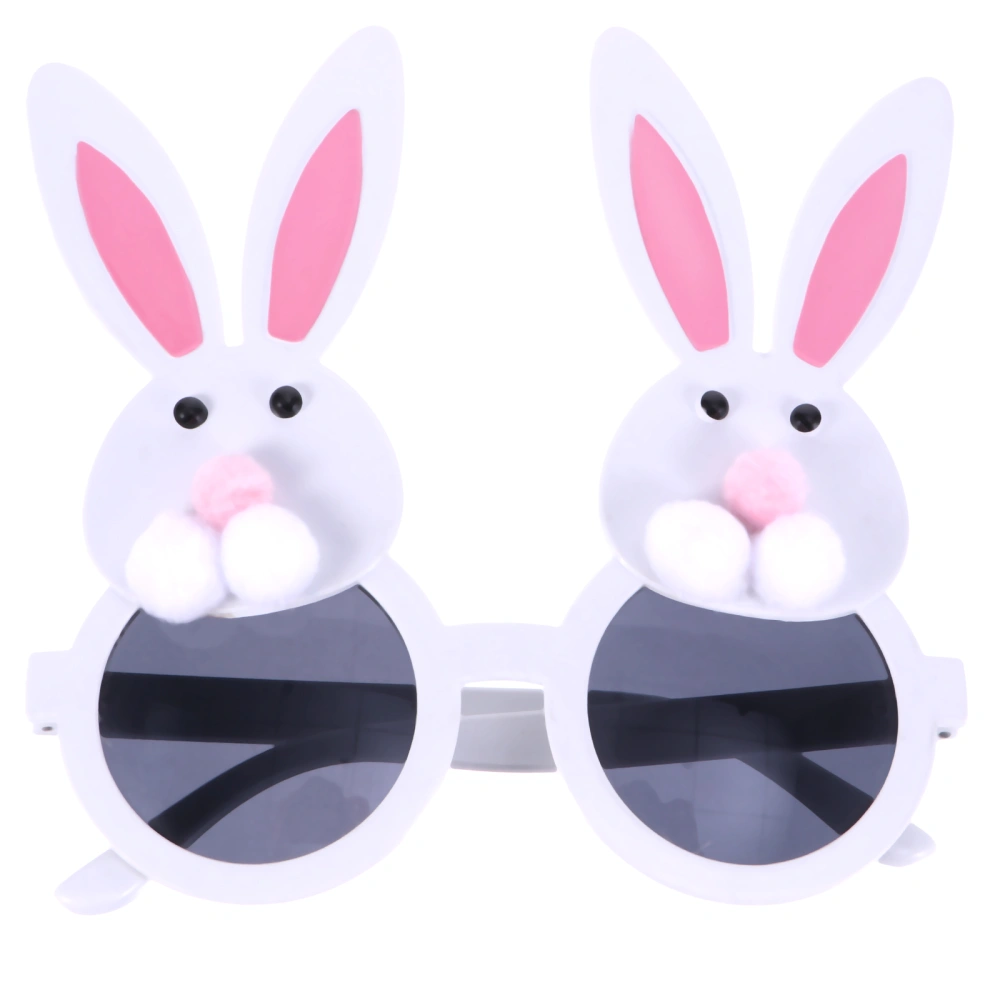 1pc Rabbit Eyeglasses Festival Eyewear Mask Easter Party Glasses for Children