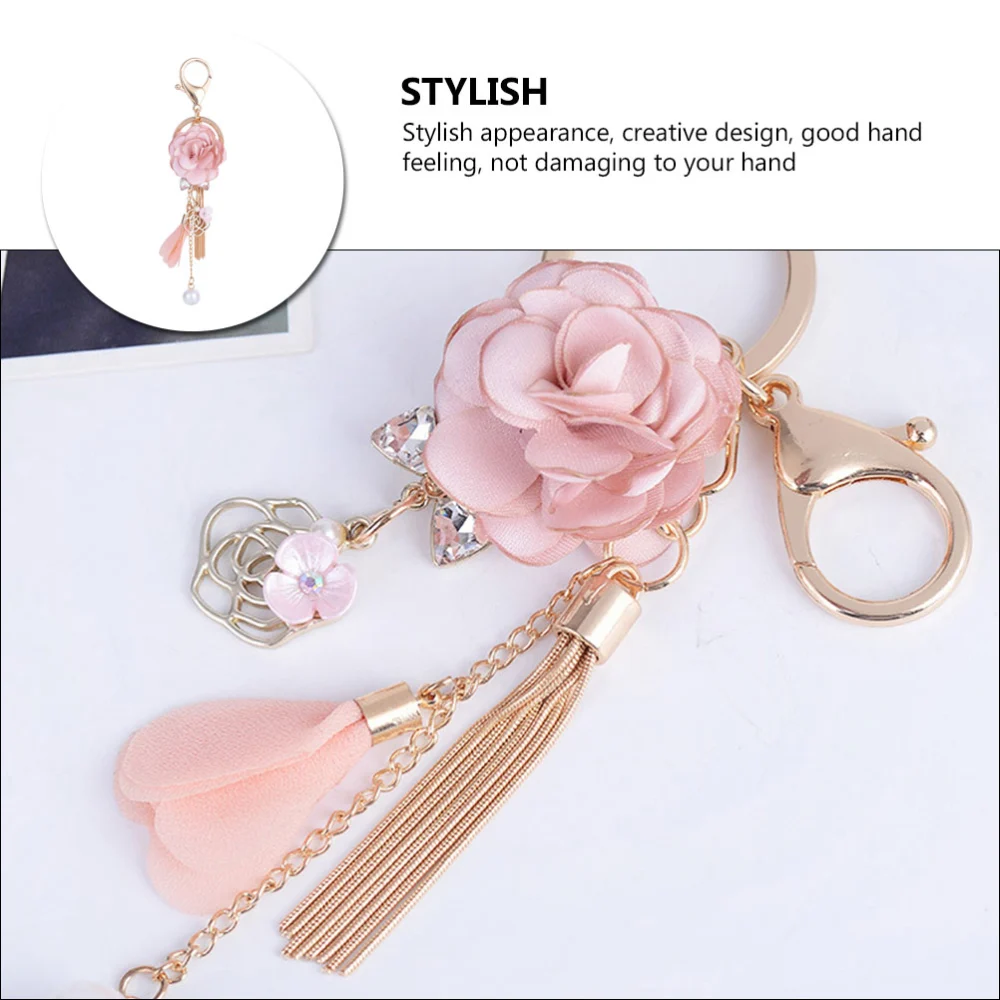 Creative Key Holder Decorative Keychain Stylifh Flower Design Key Holder