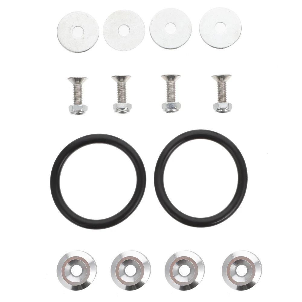 1 Set Automotive Car Front Rear Bumper Hatch Fixing Buckle Nuts Washers Set