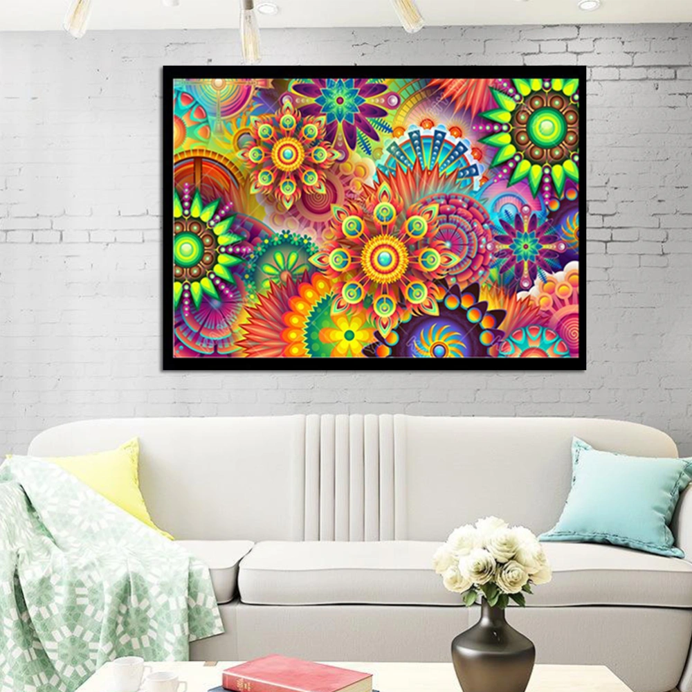 30x40CM DIY Unframed Kaleidoscope  Diamond Embroidery Painting Handmade Wall Decoration Cross Stitch Printing Craft Kits