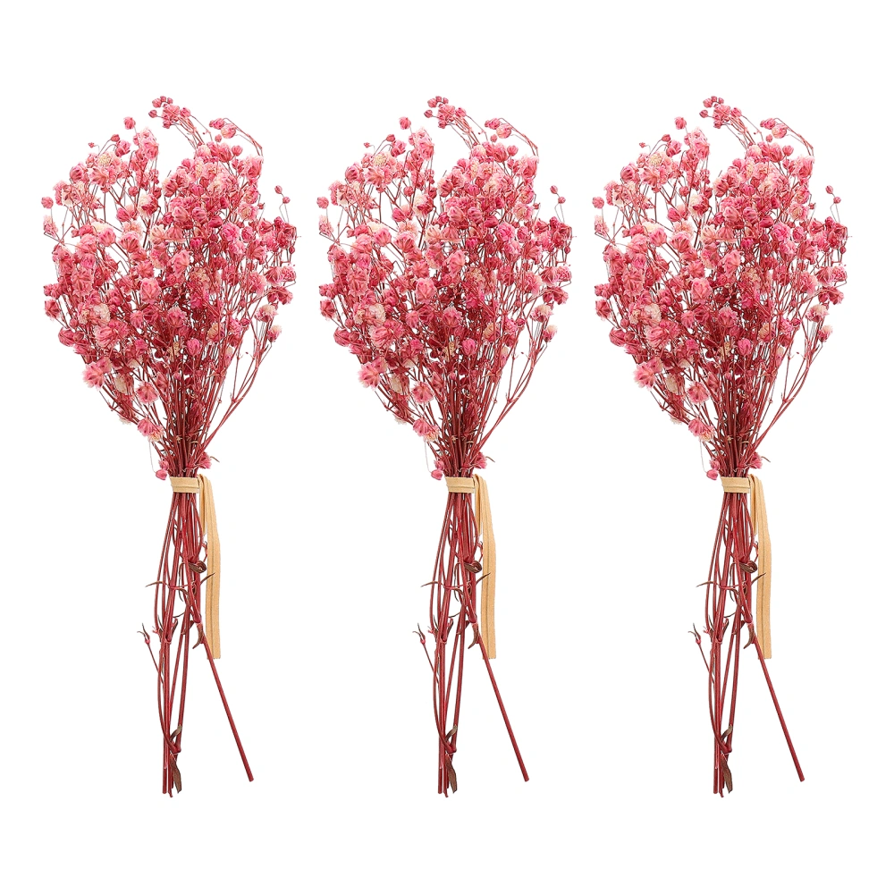 3 Bunches Babysbreath Branches Artificial Flowers Decoration DIY Bouquet