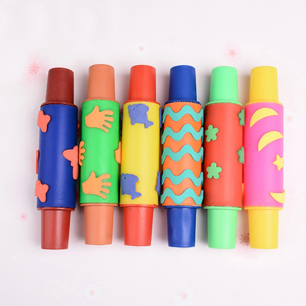 5PCS Children's Drawing Graffiti Roller Seal Set DIY Painting Tools for Kids Kindergarten(Random Pattern)