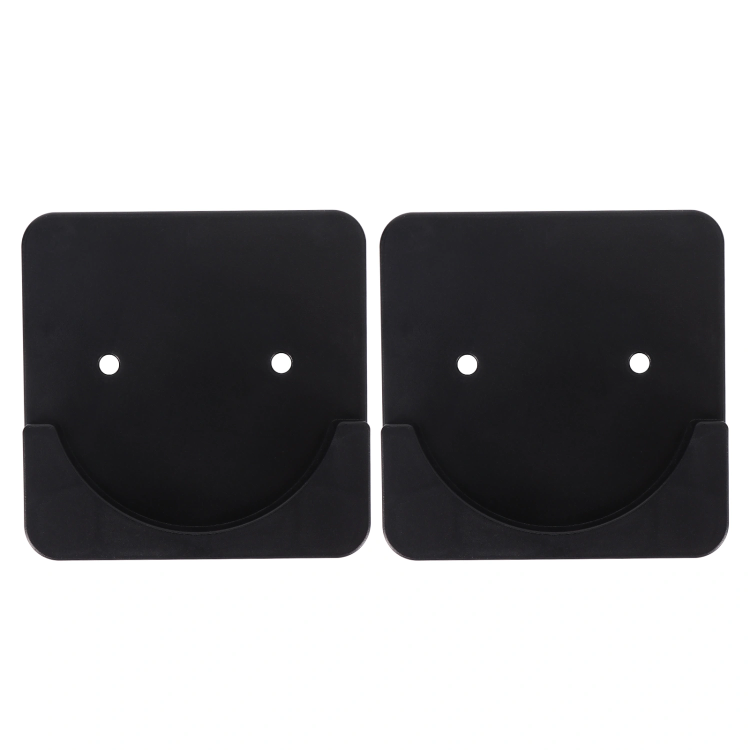2pcs Shower Curtain Rod Mount Holders Adhesive Shower Rod Tension Retainers