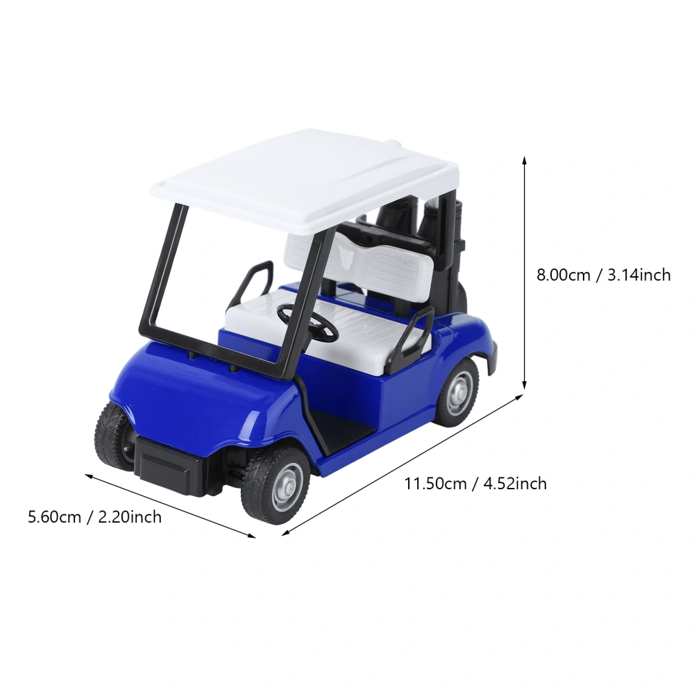 Miniature Golfs Cart Die-Cast Model Toy 1:20 Scale Toy Car Alloy Toy Car