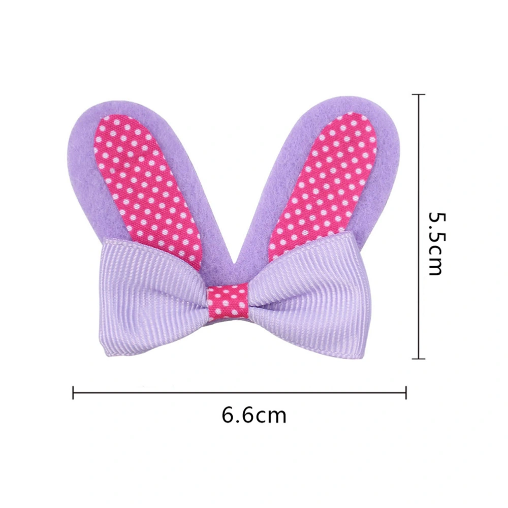 10pcs DIY Baby Head Band Rabbit's Ears Hair Band Easter Bunny Bowknot Hair Accessories