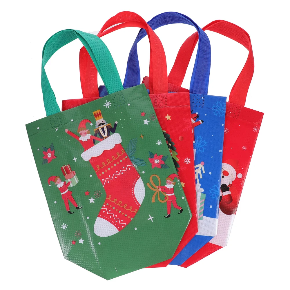 12Pcs Gift Bags Fashion Candy Pouches Party Favor Gift Wrapping Bags (Assorted Color)