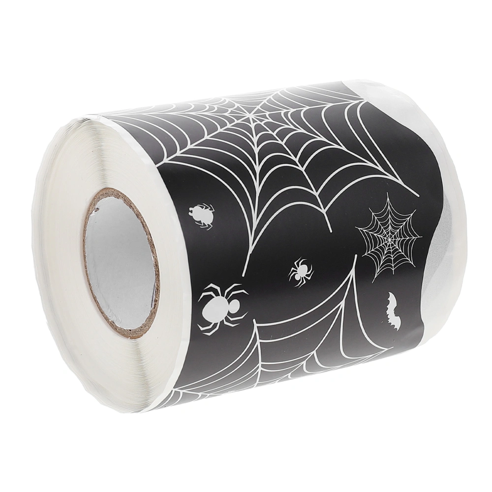 1 roll of Spider Web Bulletin Sticker Classroom Straight Border Trim Decal