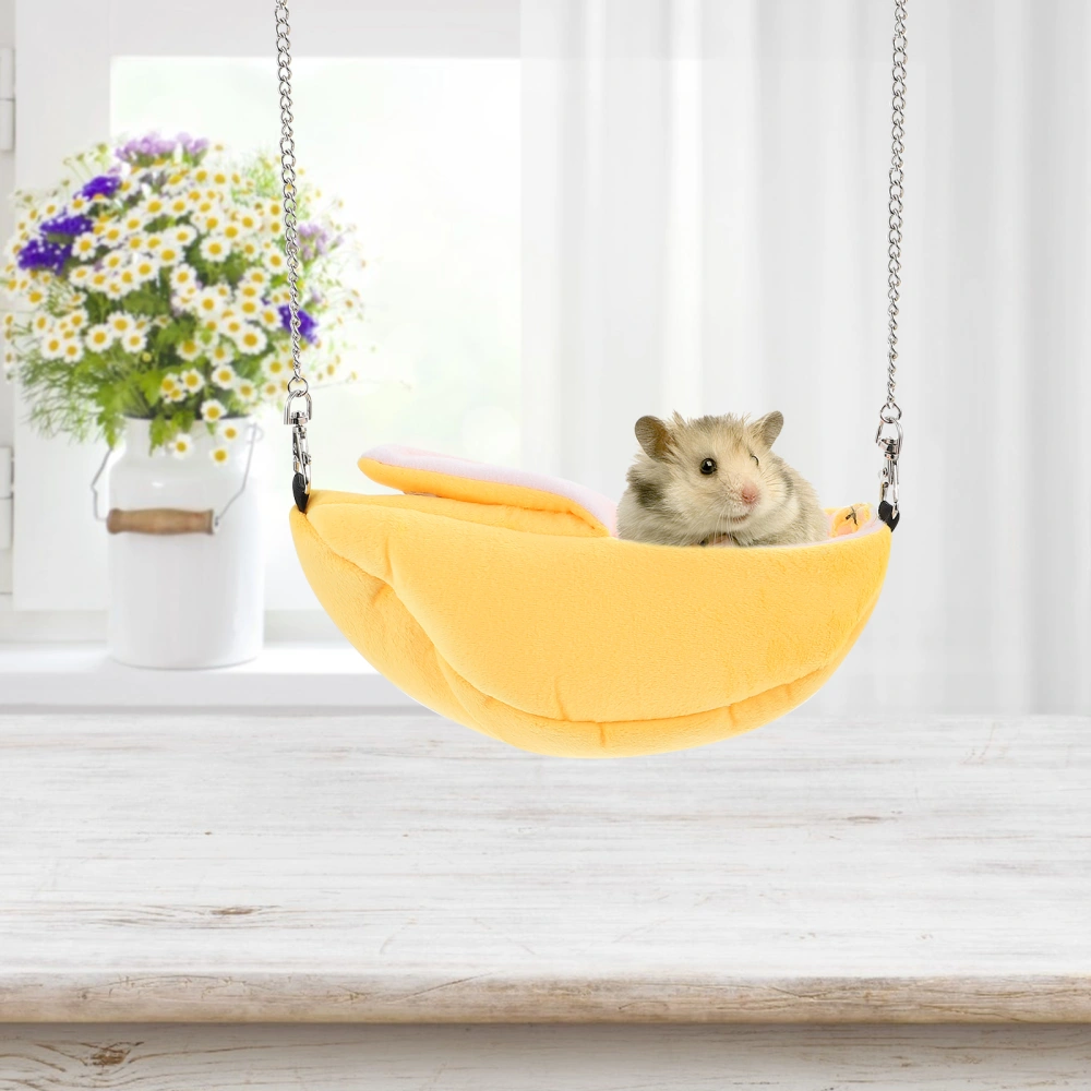 Banana Hamster Bed House Hammock Small Animal Warm Bed House Cage Nest Hamster Accessories