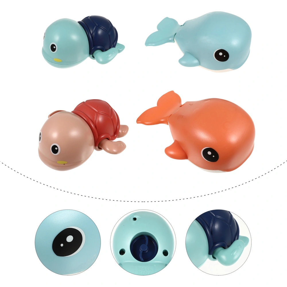 4pcs Baby Bath Toys Toddler Animal Bath Toys Wind Up Bath Toys for Toddler