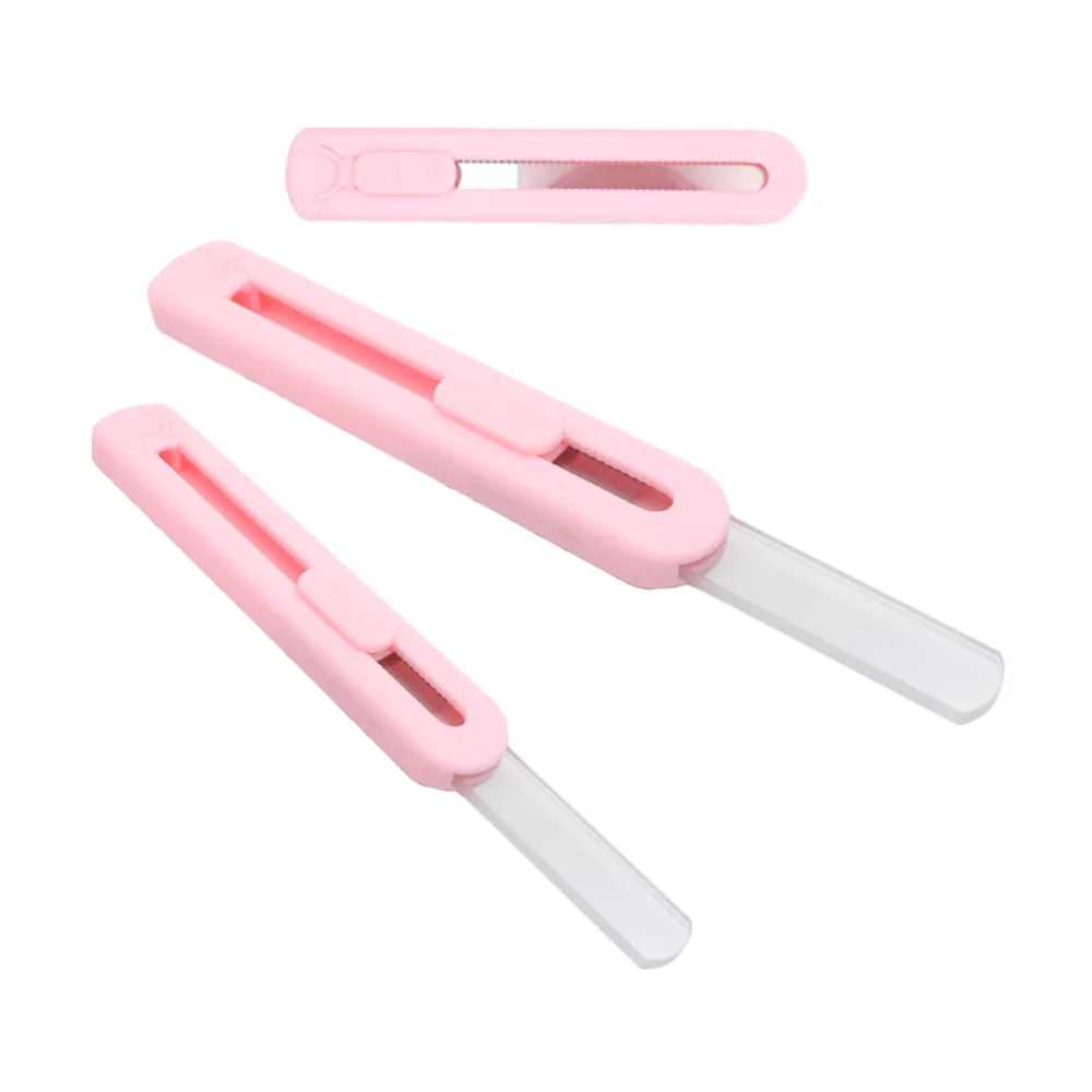 3Pcs Nano Glass Nail Files Stretchable Polishers Professional Manicure Tool Kits