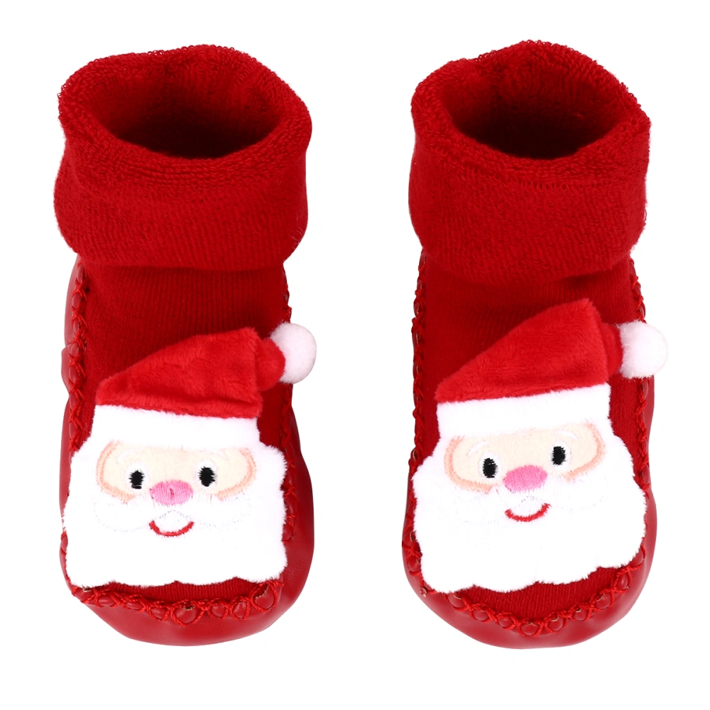 1 pair Christmas Non-slip Flooring Socks Particle Sole Floor Socks for Kids