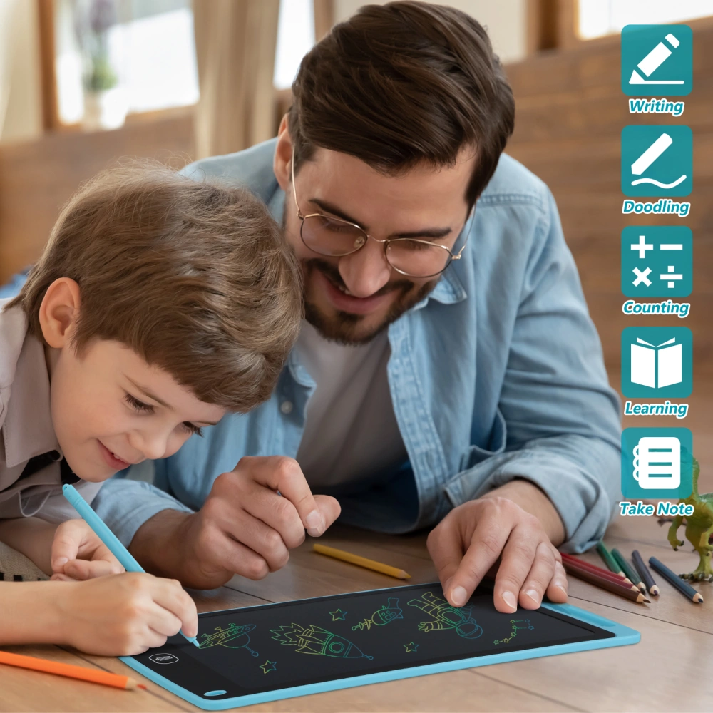 Toyvian LCD Writing Pad Electronic Graffiti Drawing Board Doodling Board Educational Kids Toy Erasable Writing Board