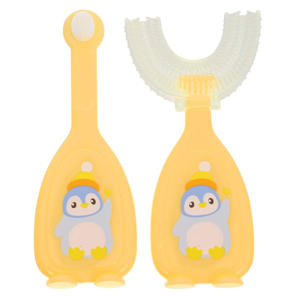 1 Set U-shaped Manual Toothbrush Manual Kids Toothbrush Tooth Cleaning Brush