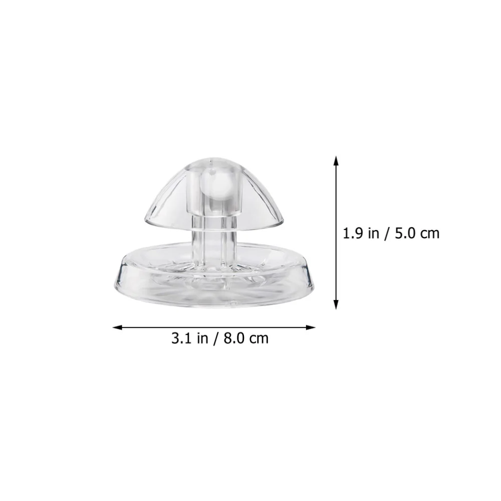 2pcs Plastic Transparent Grass Tank Snail Removal Device Fish Tank Snail Catcher