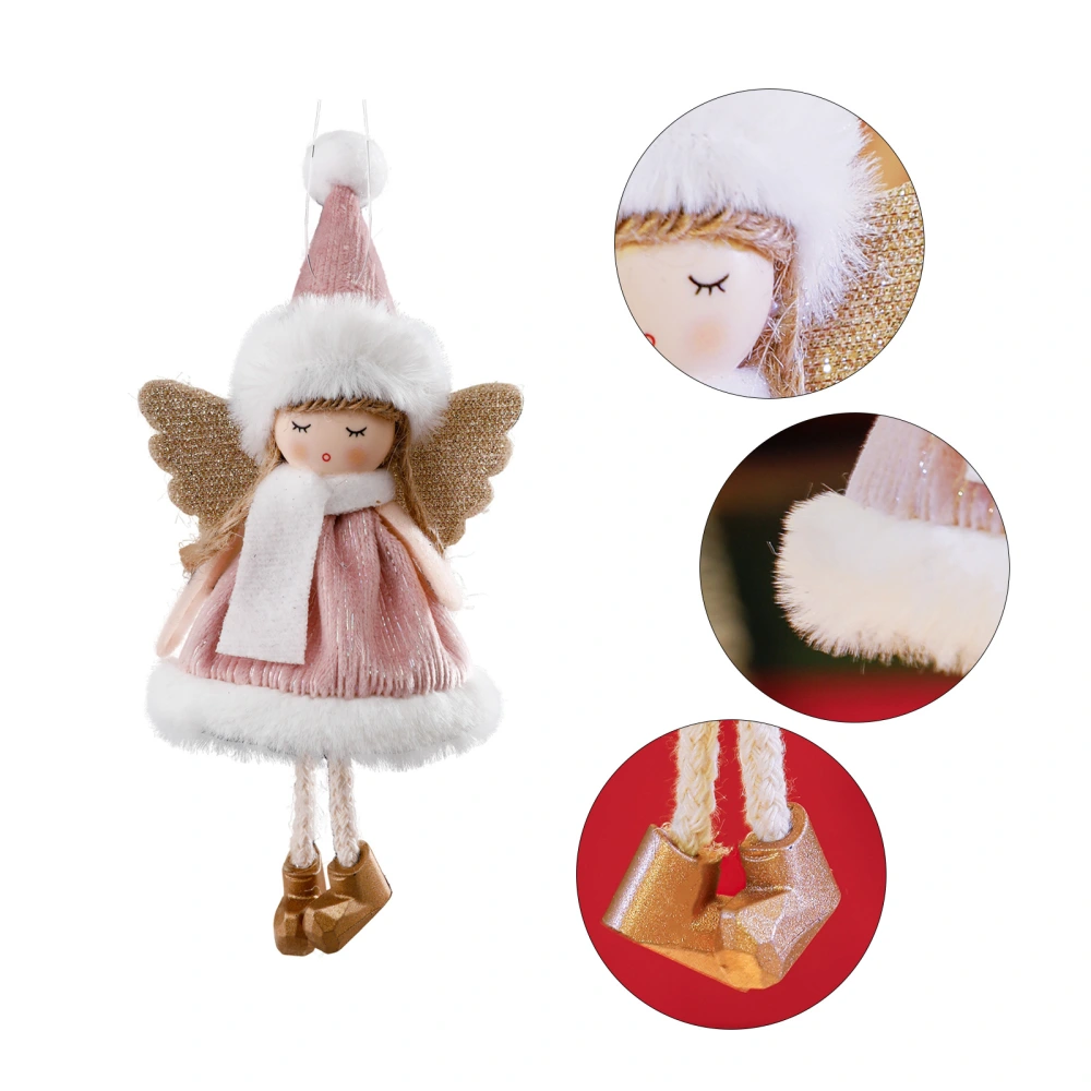 3pcs Hanging Angel Doll Decor Christmas Party Hanging Decor Decorative Hanging Ornament