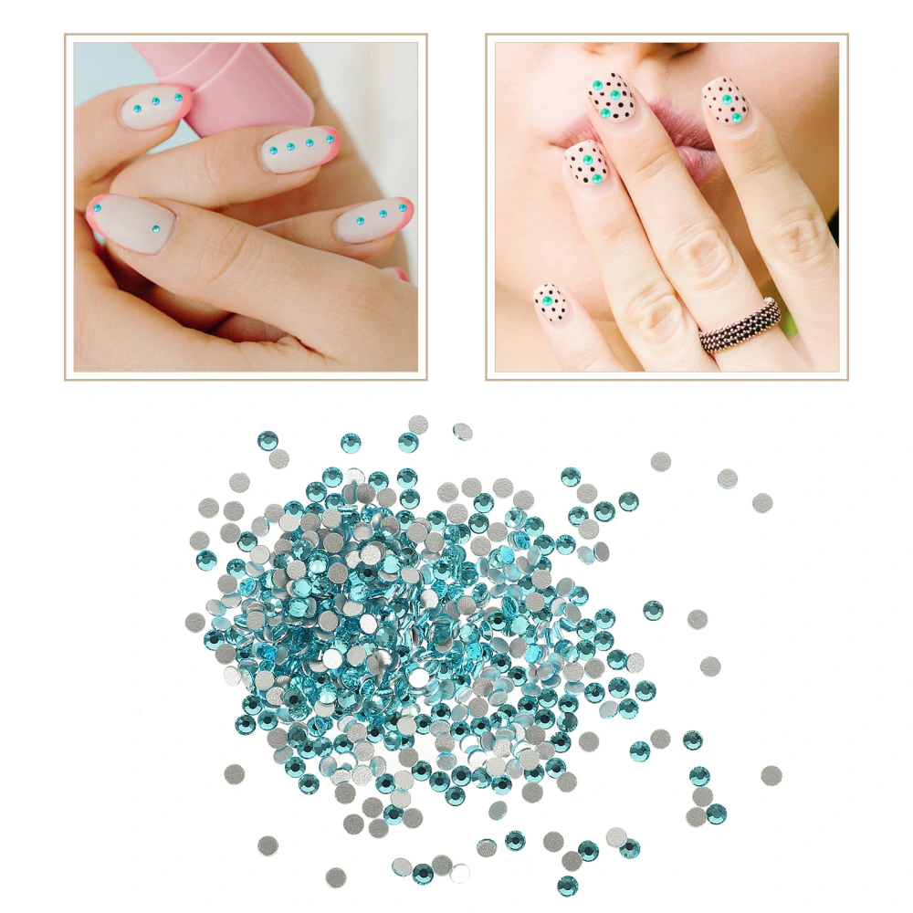 1 Set of Glass Nail Rhinestones Decoration Nails Art Craft Flatback Gems Nail Art Decor