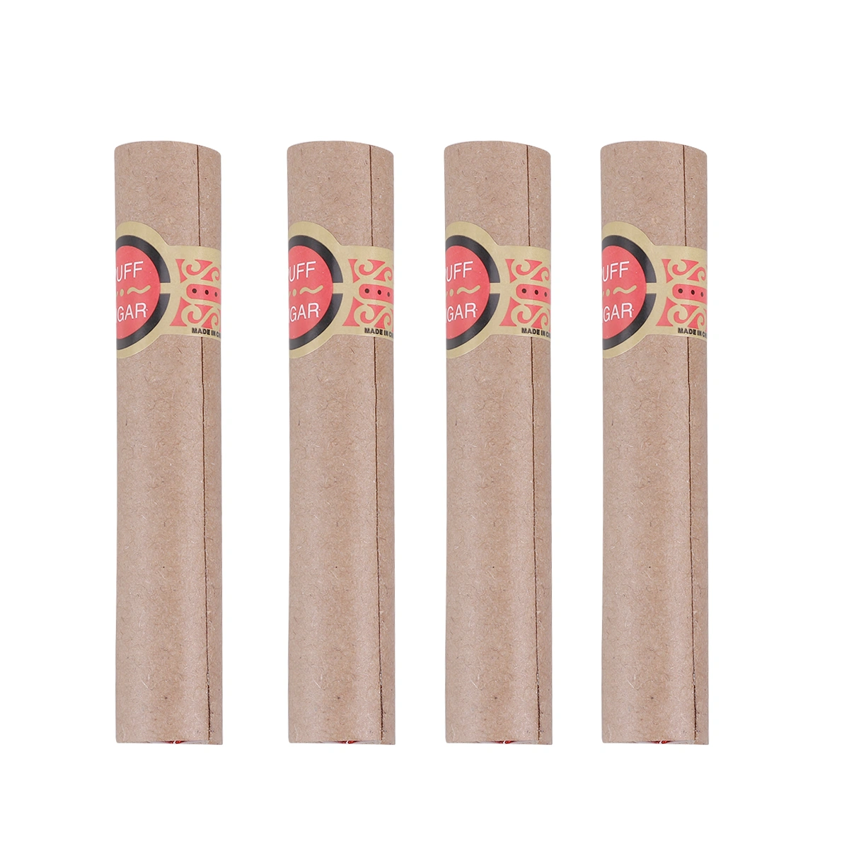 4pcs 10cm Funny Artificial Cigar Trick Toys Fake Cigar Playing Props (With Powder)