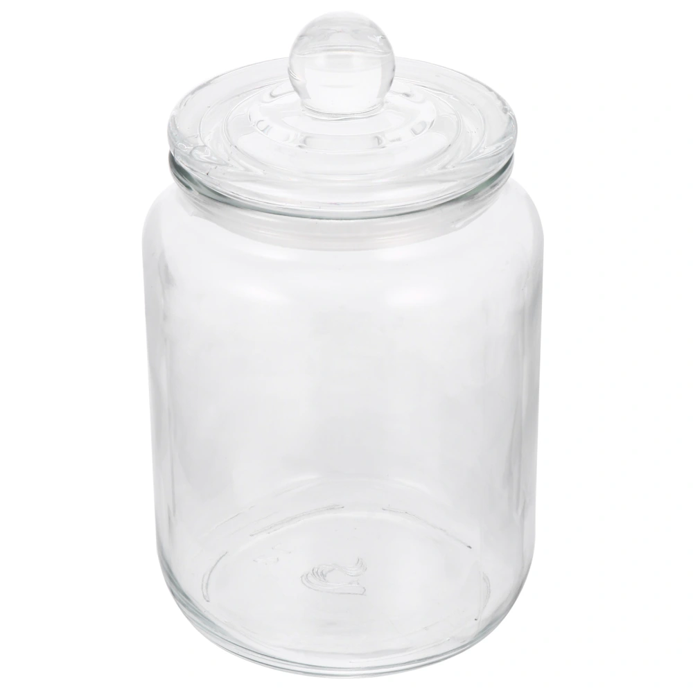 Glass Storage Jar Practical Food Storage Container Transparent Cereals Canister