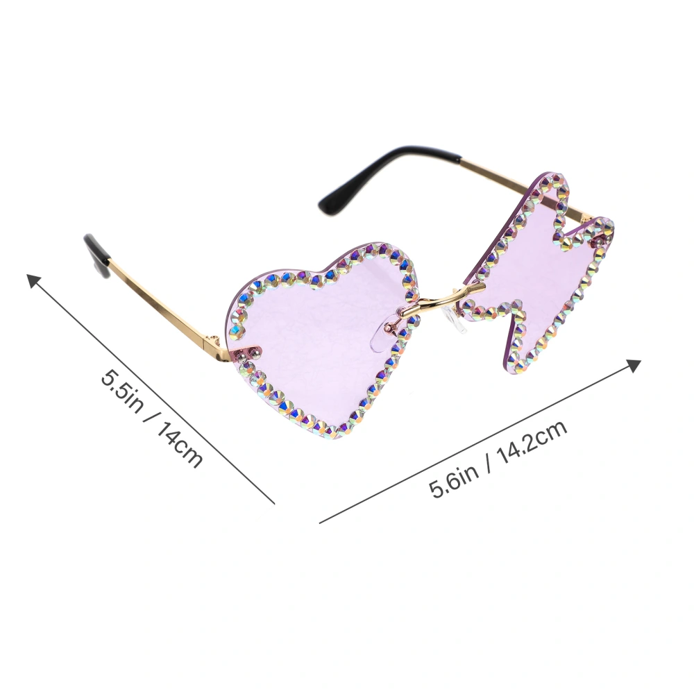 1 Pair of Irregular Glasses Festival Party Funny Glasses Decorative Sunglasses