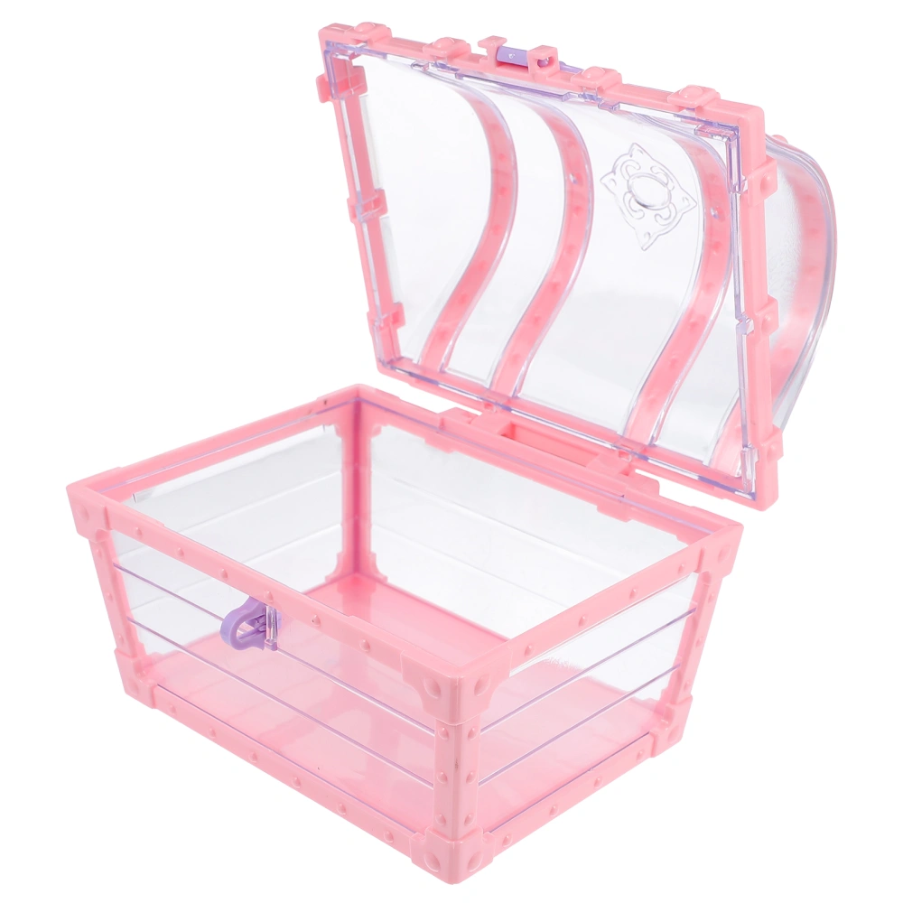 1 Set of Jewelry Storage Box Adorable Case with Lock Children Storage Box