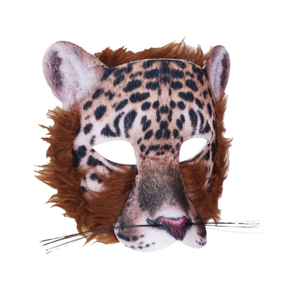 1pc Exquisite Animal Half Mask Costume Party Mask Prop Creative Animal Mask