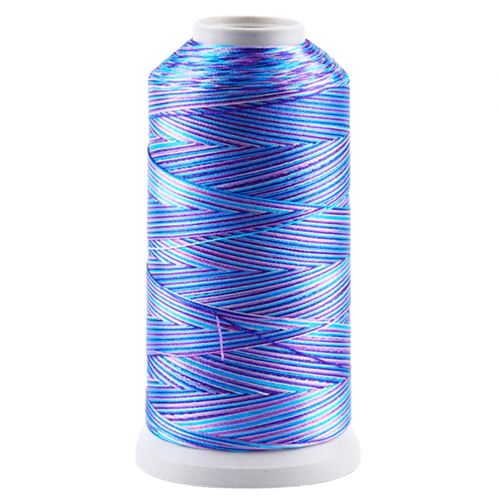 3 Strand Thread Sewing Thread Macrame Cord Tassel Making Material Jewelry Making Cord Ice Silk Thread (Blue)