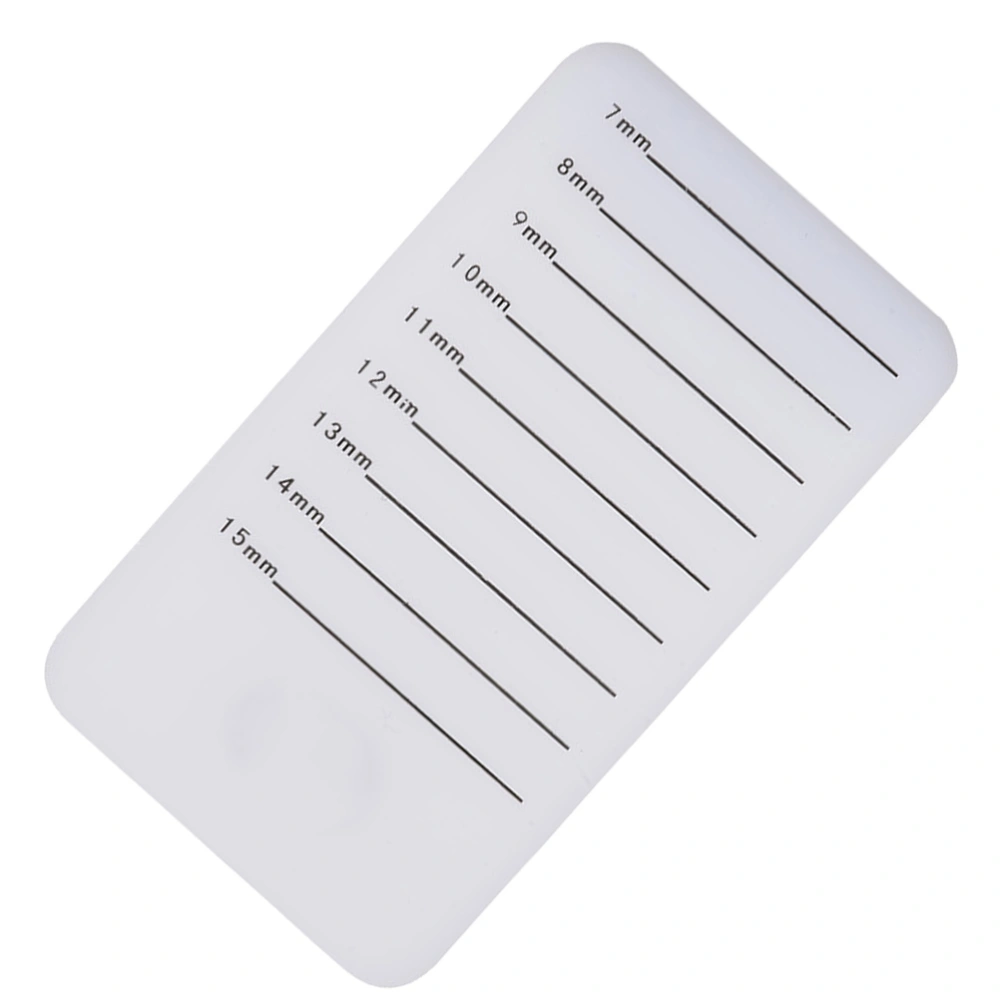 Eyelash Extensions Scale Tray Transparent False Lashes Glue Pallet Holder