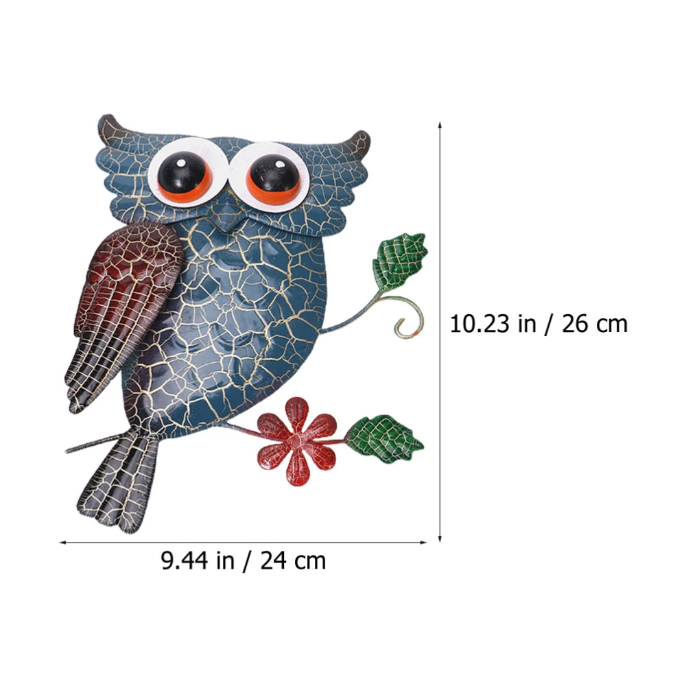 1Pc Owl Wall Decoration Lovely Wall Art Indoor Outdoor Household Decoration