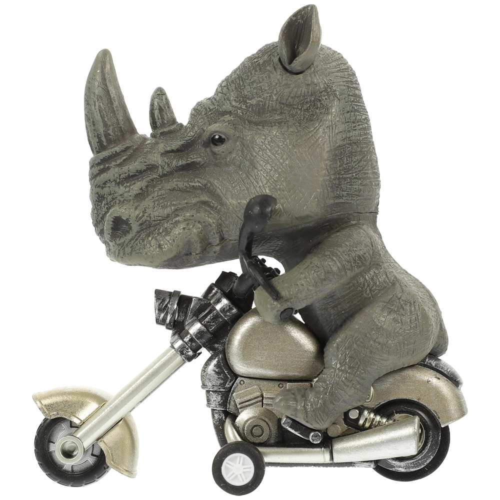 Animal Motorbike Model Friction Powered Inertia Motorbike Toy Children Inertia Vehicle Toy