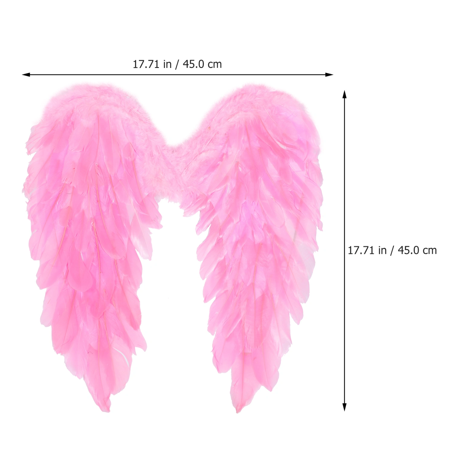 1Pc Decorative Plume Wing-shaped Adornment Christmas Performance Adornment Prop