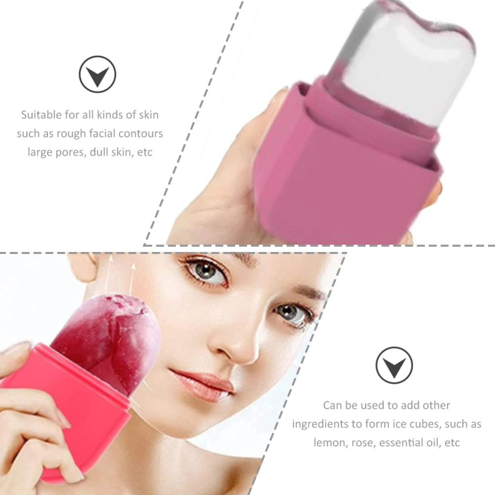 Silicone Unicorn Face Ice Cube Tray For Women Home Ice Compress Face Massage