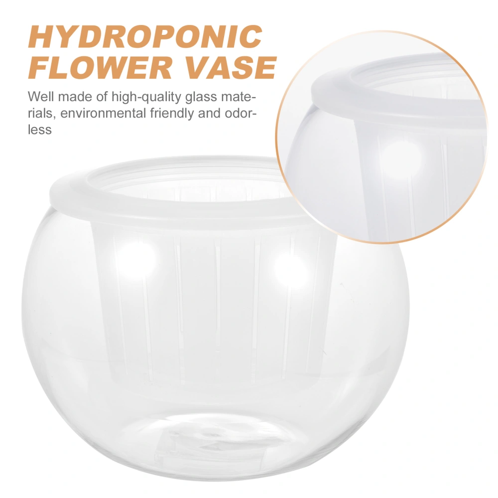 1 Set Hydroponic Plant Bottle Glass Flower Vase Multi-functional Flower Vase