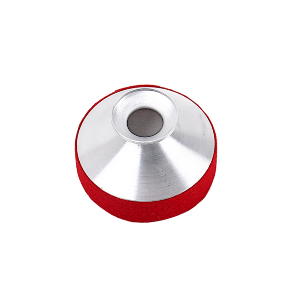 Aluminum Alto Saxophone Mute Sax Sound Dampener Musical Parts Accessories(CA104, Red and Silver)