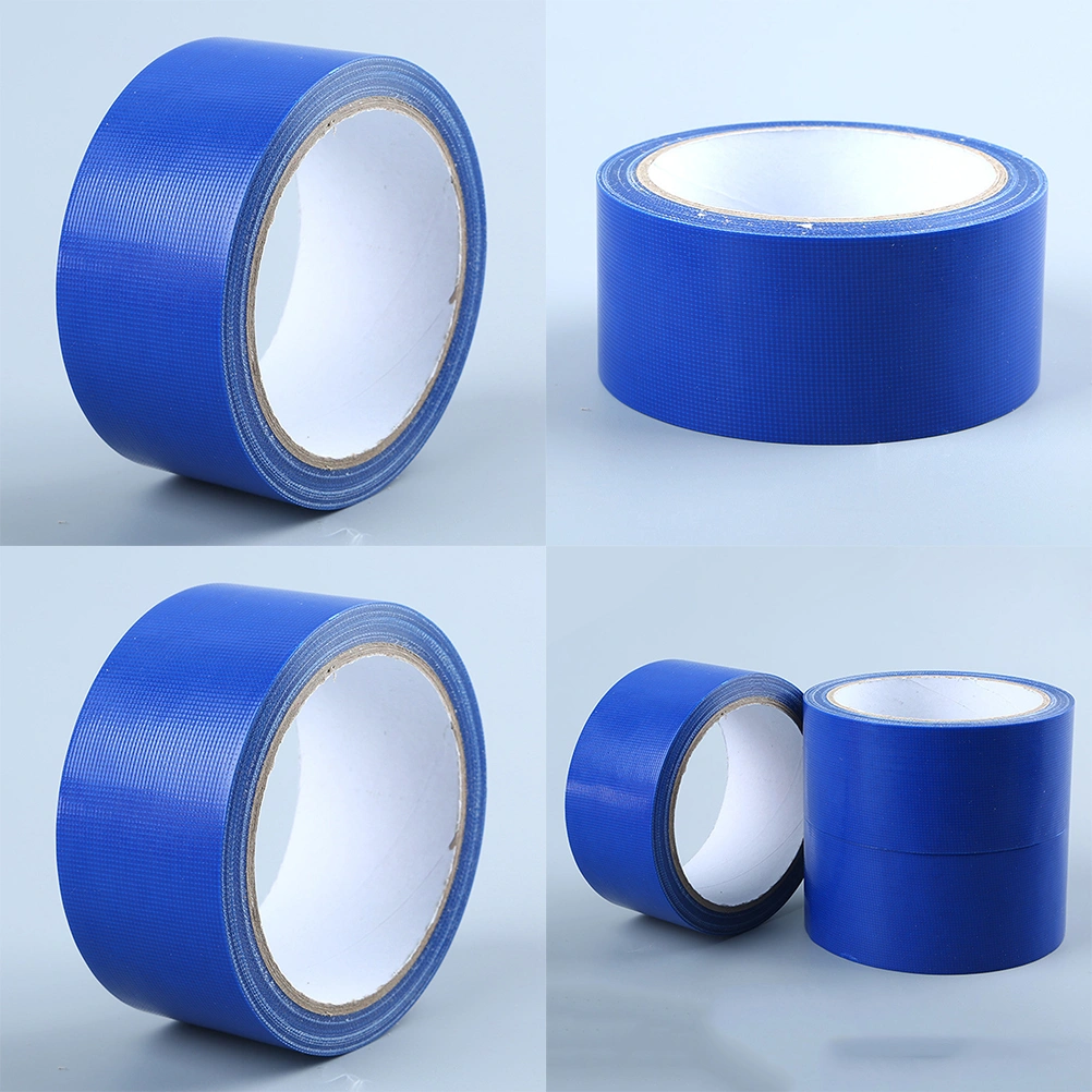Waterproof Single-Sided Electrical Equipment Strong Adhesive Cloth Duct Tape DIY Cloth Stage Carpet Floor Tape(Dark Blue/5cm x 13m)