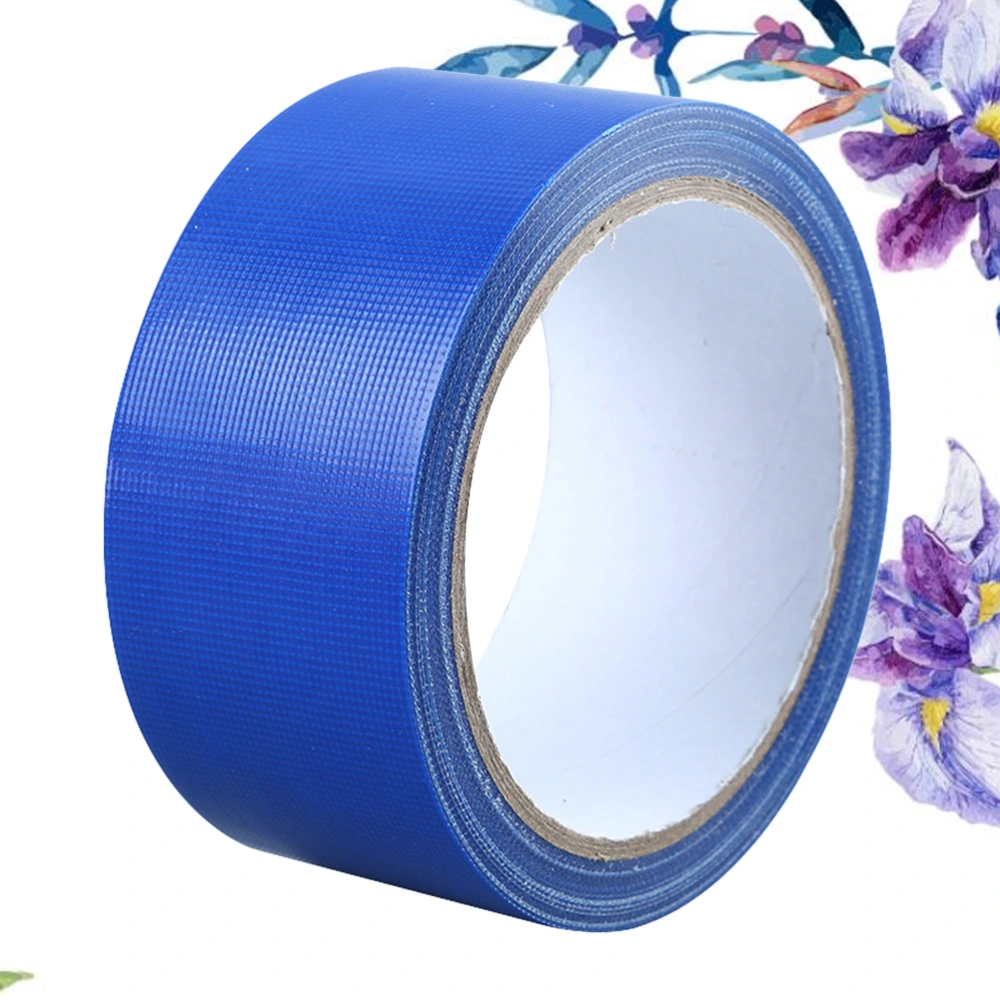 Waterproof Single-Sided Electrical Equipment Strong Adhesive Cloth Duct Tape DIY Cloth Stage Carpet Floor Tape(Dark Blue/5cm x 13m)