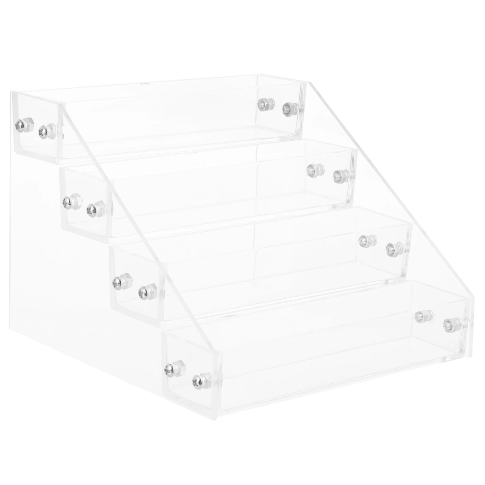 1pc Acrylic Display Shelf Reusable Manicure Salon Rack Nail Polish Organizer