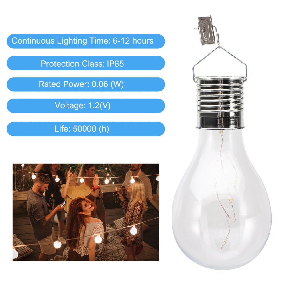 4pcs Solar Light Bulbs Outdoor Waterproof LED Light Bulb for Garden Yard