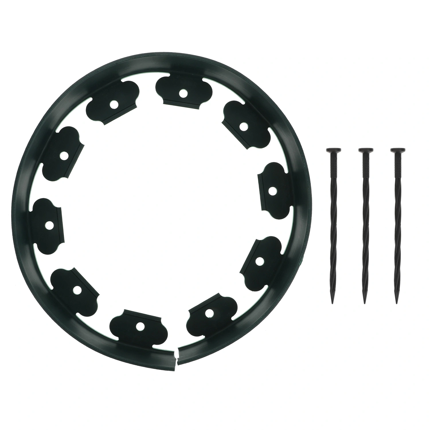 1 Set of Border Edging Plastic Garden Lawn Edging Simple Thickened Grass Edging