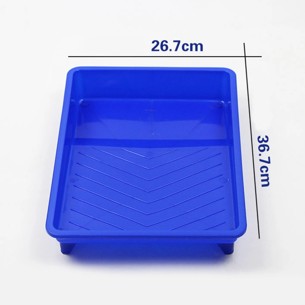 Practical Paint Brush Storage Tray Useful Rollers Tool Tray Convenient Storage Container for Home (Blue)