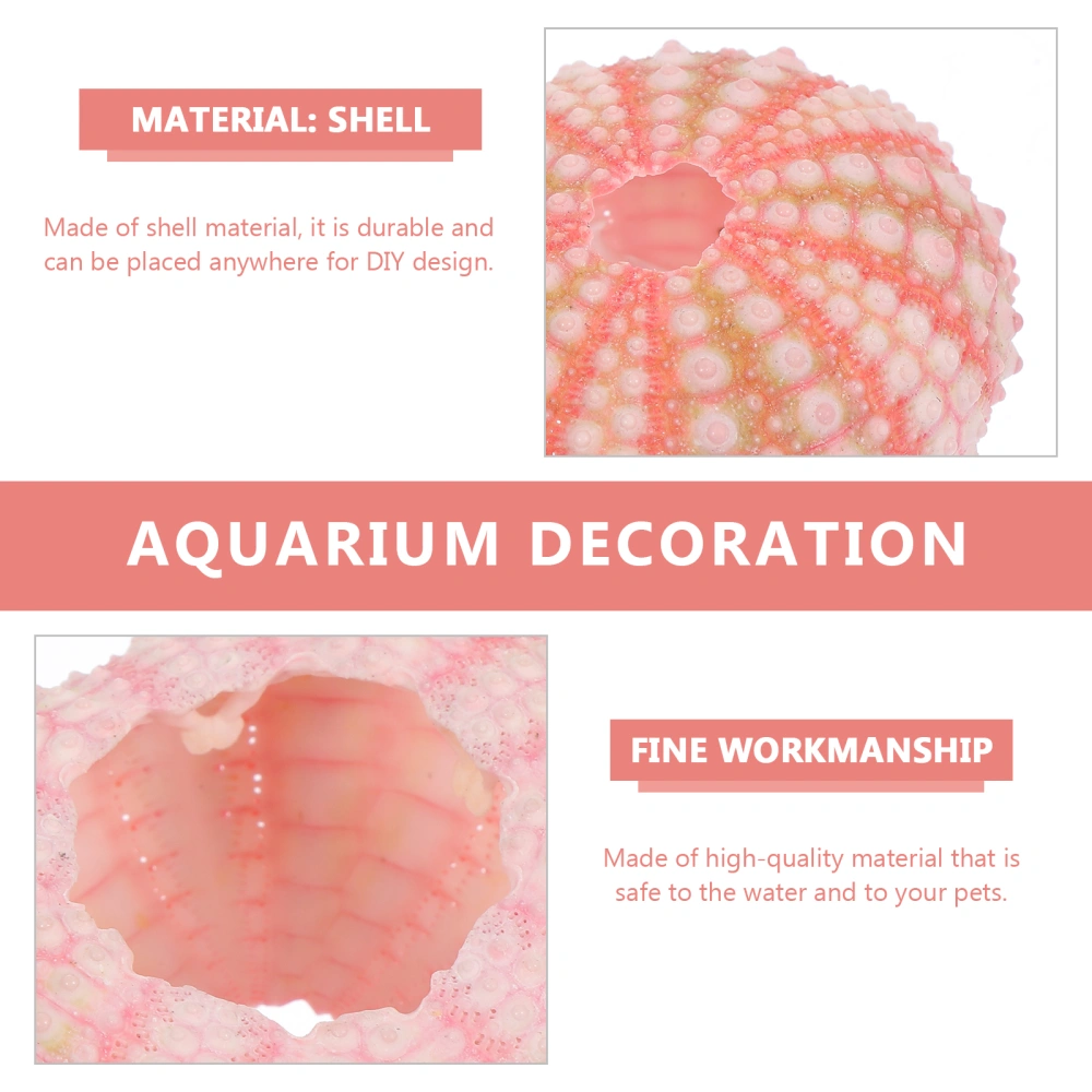 5pcs Sea Urchin Decors Aquarium Decorations Sea Urchin Ornaments Desktop Decors