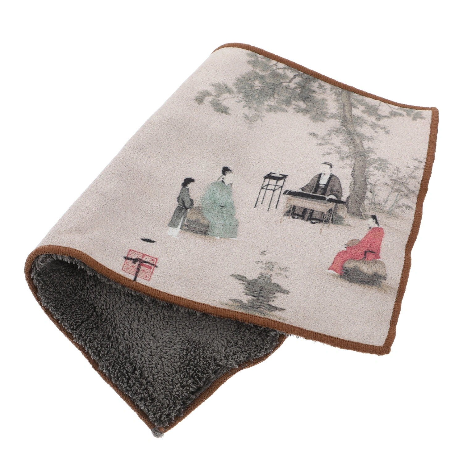 1pc High End Tea Napkin Water Absorption Tea Towel Cloth Cleaning Towel for Home