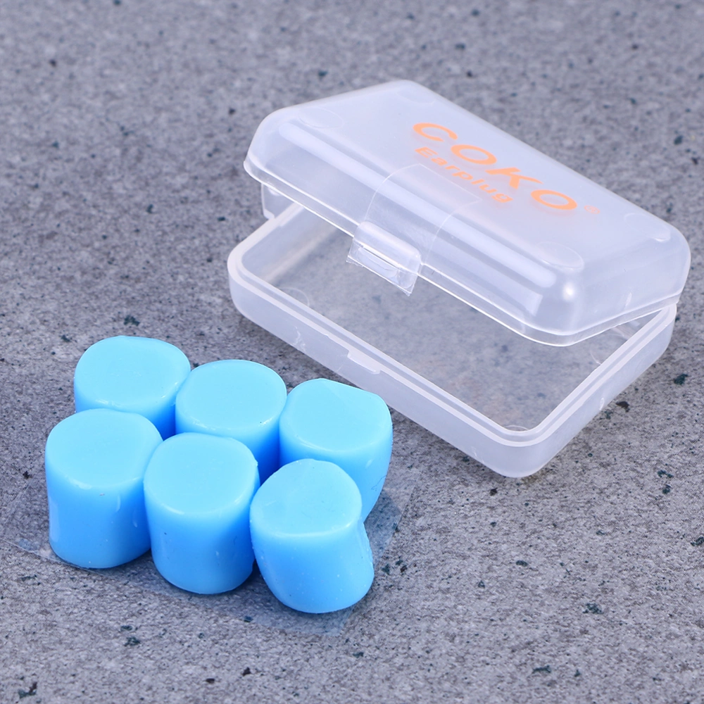 2Boxes of 12PCS Silicone Earplugs Water Swimming Swim Bath Silicone Ear Plugs Sleep Noise Reducing Ear Plugs