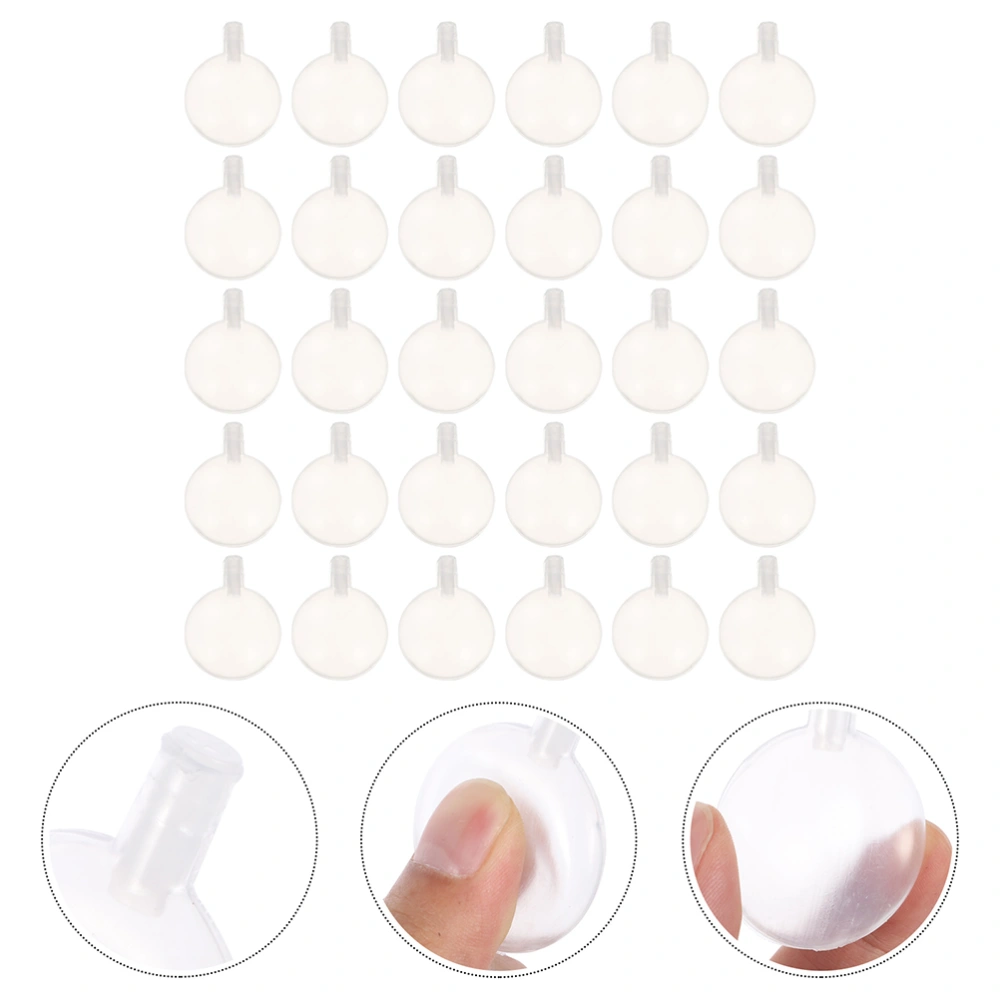 40 Pcs Doll Squeakers Baby Toys Noise Makers Transparent Insert Squeakers