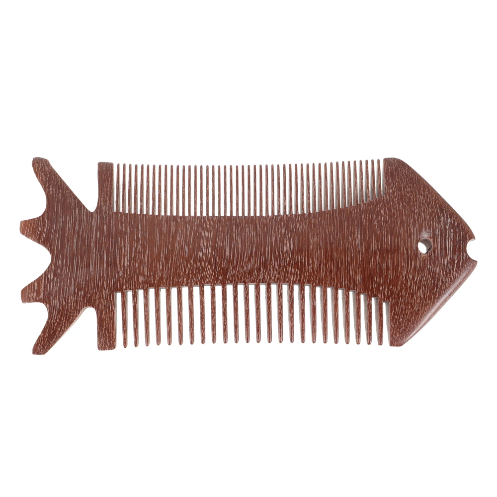 Fish Shape Wood Comb Natural Sandalwood​ Comb Portable Sandalwood​ Comb