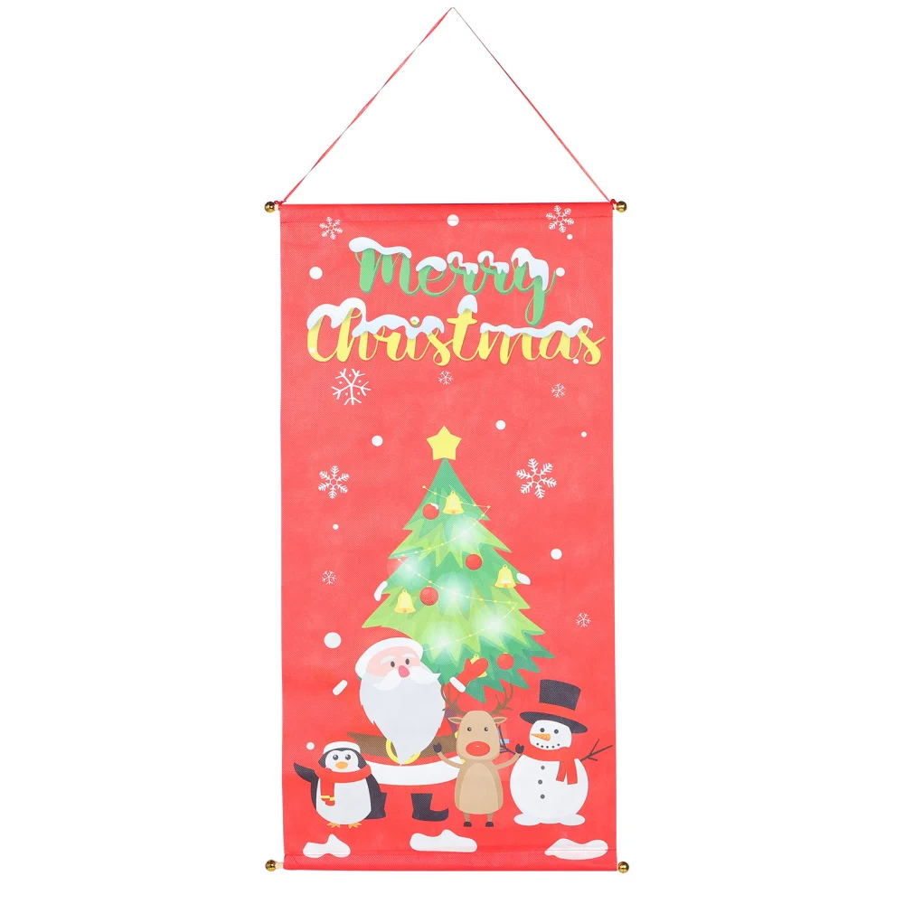 Christmas Wall Decor Christmas Poster Wall Art Ornament Festival Hanging Decoration